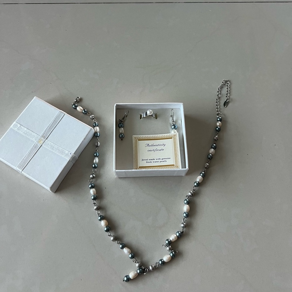 Pearls Jewelry set